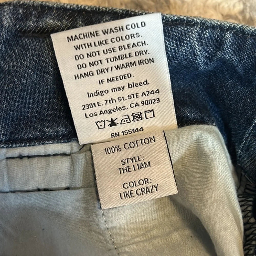 Worn once Boyish The Liam Loose Jeans in Like Crazy Color - Picture 11 of 13